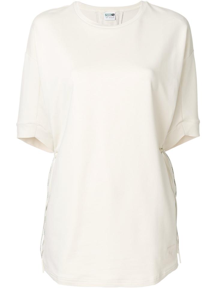 Puma Lace-up Oversized T-shirt - Nude & Neutrals