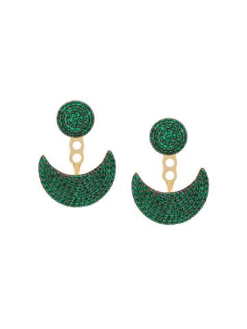 Apm Monaco Half Moon Earrings - Gold