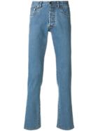Brioni Slim-fit Trousers - Blue