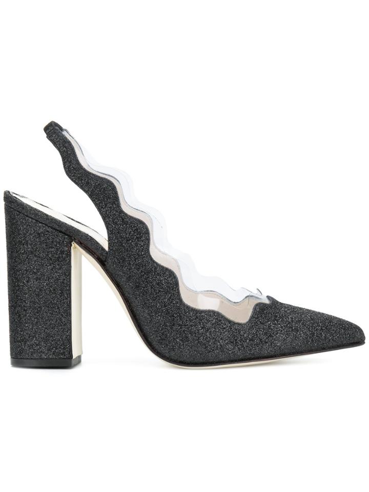 Francesca Bellavita Moonsling Pumps - Black