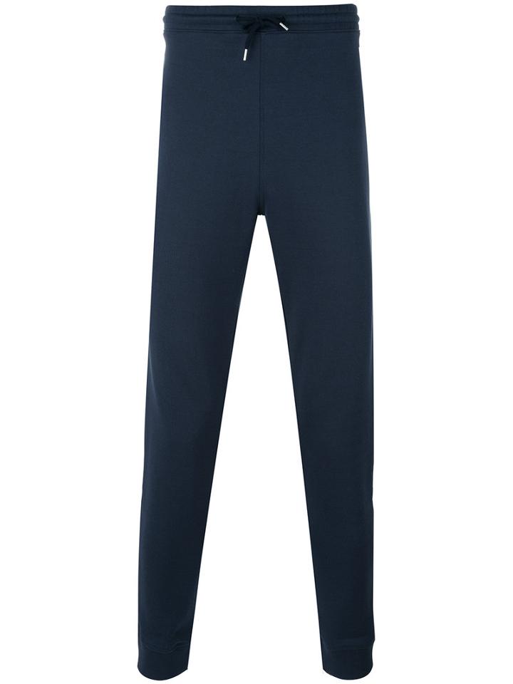 A.p.c. - Slim Fit Joggers - Men - Cotton - Xl, Blue, Cotton