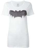 Zoe Karssen Bat Print T-shirt, Women's, Size: Medium, White, Cotton/modal