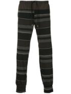 Kolor Striped Track Trousers - Black
