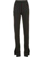 Jw Anderson Striped Trousers - Black