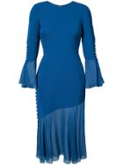 Prabal Gurung Ruffled Dress - Blue