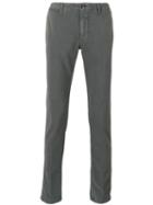 Incotex - Stonewashed Chino Trousers - Men - Cotton/spandex/elastane - 35, Grey, Cotton/spandex/elastane