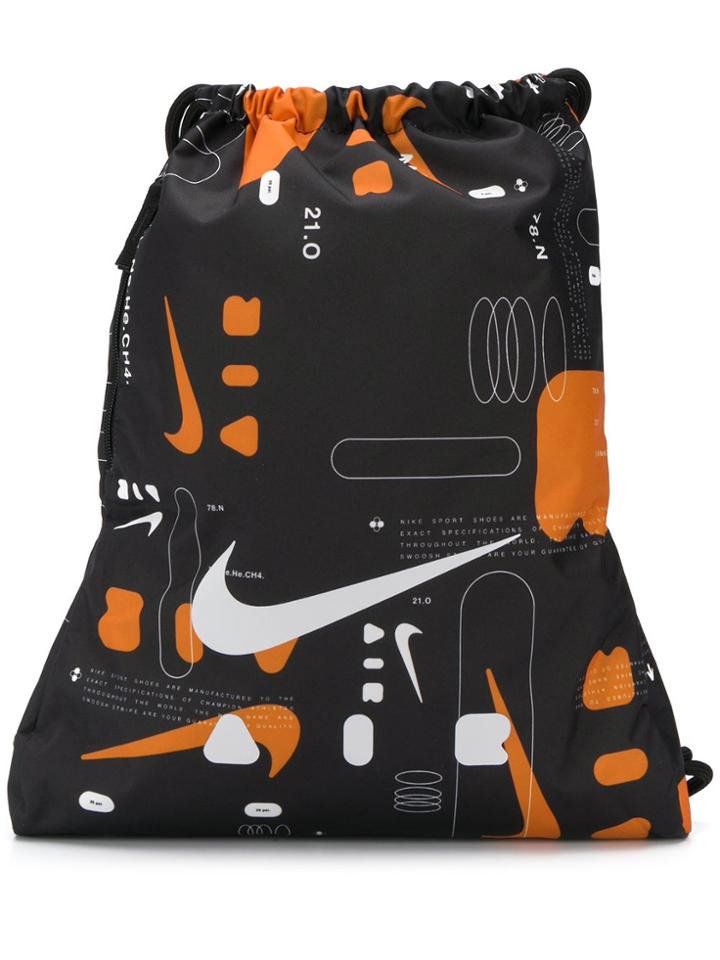 Nike Nike Ba6388 Black Black Vast Grey Synthetic->polyester