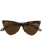 Givenchy Eyewear Cat Eye Tinted Sunglasses - Brown