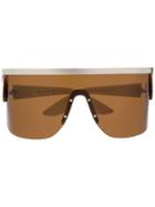 Marni Eyewear Tinted Aviator Sunglasses - White