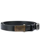 Dolce & Gabbana - Plate Buckle Belt - Men - Calf Leather - 85, Black, Calf Leather