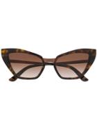 Dolce & Gabbana Eyewear Dg4357 Tortoiseshell Cat-eye Sunglasses -