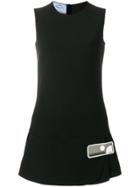 Prada Mini Shift Dress - Black