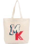 Maison Kitsuné Mk College Tote Bag - White