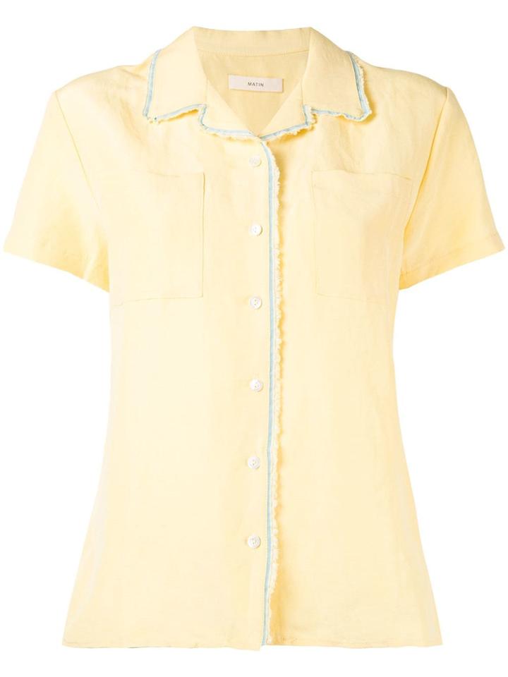 Matin Selvedge Shirt - Yellow