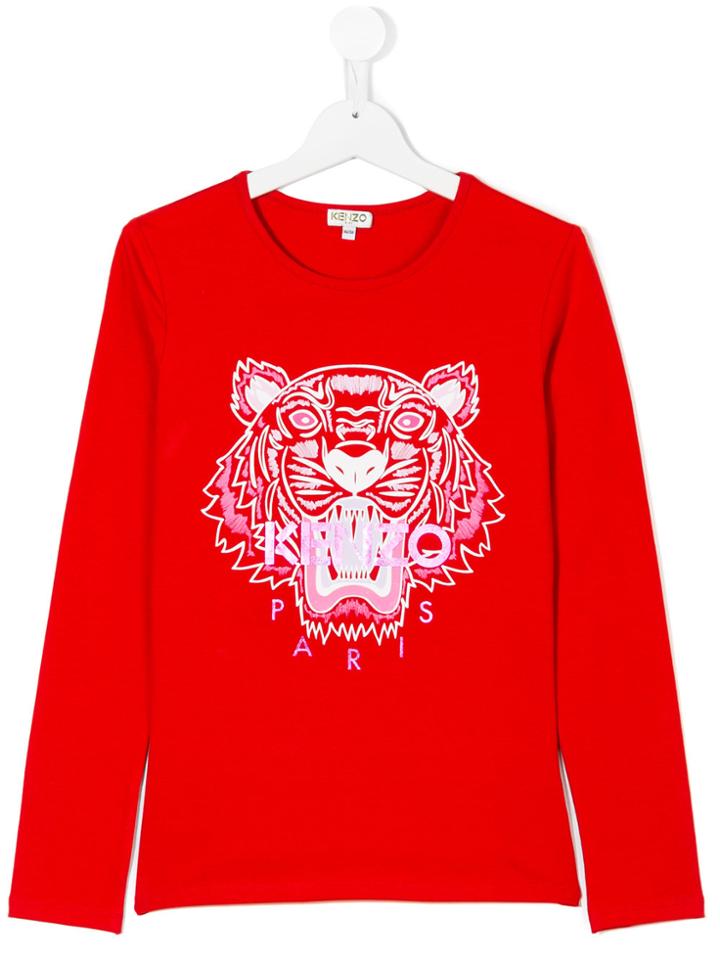 Kenzo Kids Tiger T-shirt - Red