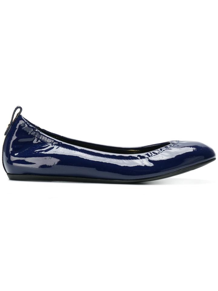 Lanvin Elasticated Ballerina Shoes - Blue