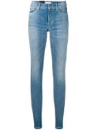 Cambio Mid-rise Skinny Jeans - Blue