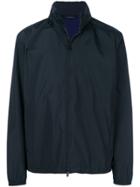 Z Zegna Zipped Fitted Jacket - Blue
