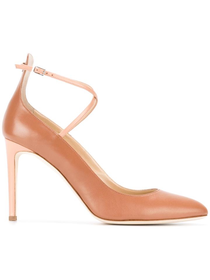 Giuseppe Zanotti Design Cross-over Strap Pumps - Nude & Neutrals