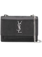 Saint Laurent - Sunset Crossbody Bag - Women - Leather - One Size, Black, Leather