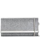 Jimmy Choo Milla Clutch, Women's, Grey, Lurex/metal (other)