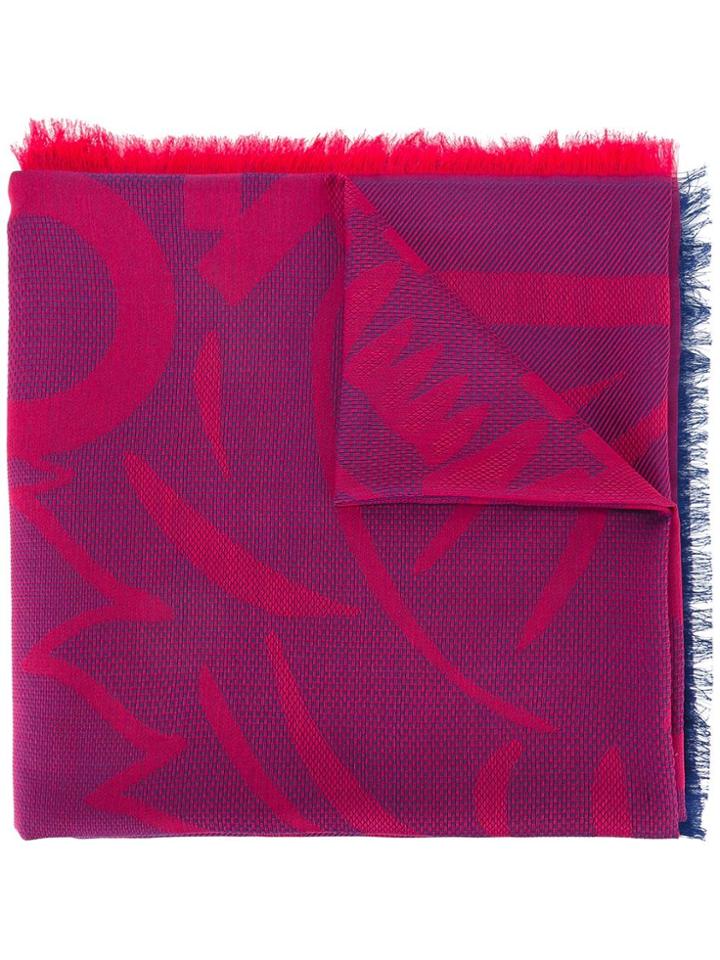 Kenzo Woven Scarf - Red