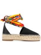 Dsquared2 Wrap-around Espadrilles - Black