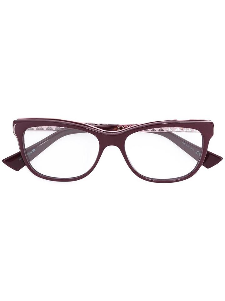 Dior Eyewear 'diorama O1' Glasses, Pink/purple, Acetate/metal