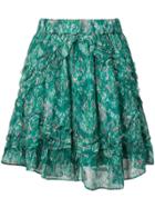 Iro Floral Print Skirt - Green