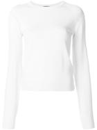 Barbara Bui Long-sleeve Fitted Sweater - White