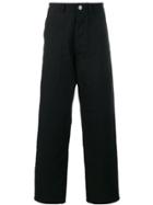 Mackintosh 0003 Wide-leg Trousers - Black
