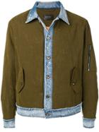 Overcome Military Denim Jacket - Green