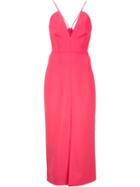 Christian Siriano Slip Dress, Women's, Size: 4, Pink/purple, Polyester/polyurethane