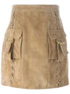 Balmain 'rock' Lace Detail Skirt