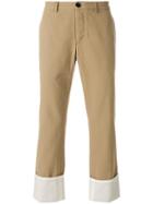 Loewe Turn-up Chino Trousers - Neutrals