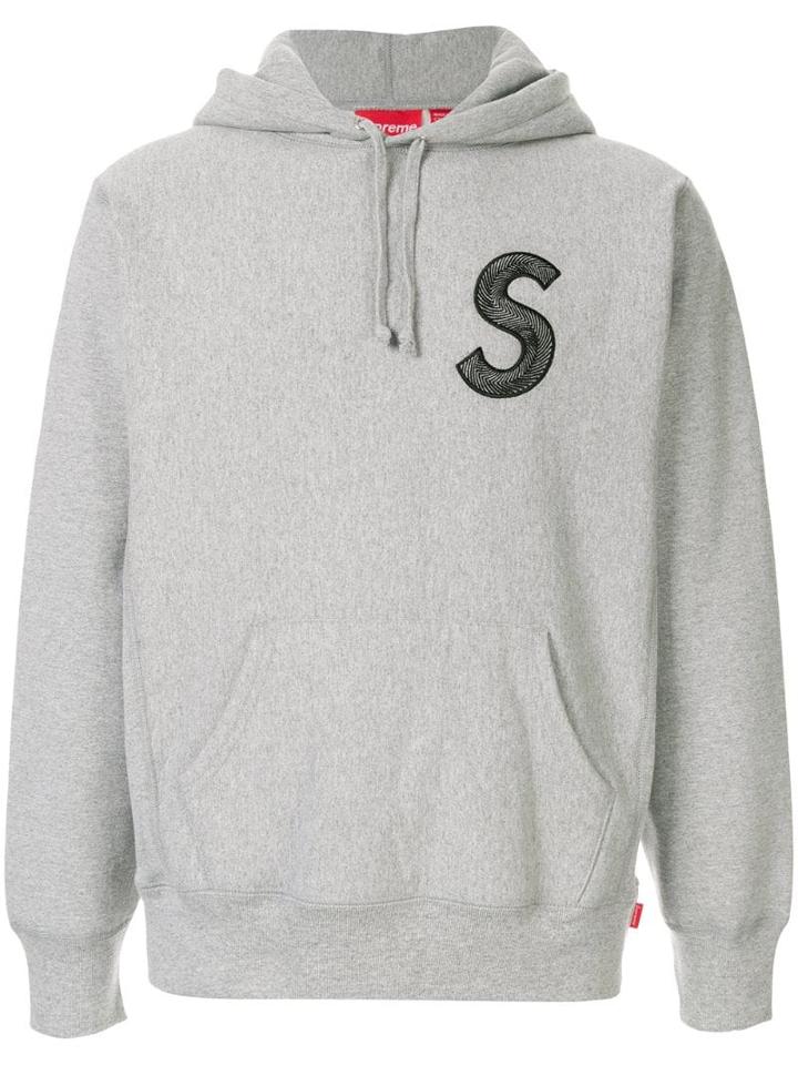 Supreme S Hoodie - Grey