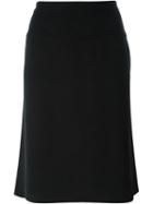 Giorgio Armani Vintage A-line Skirt, Women's, Size: 42, Black