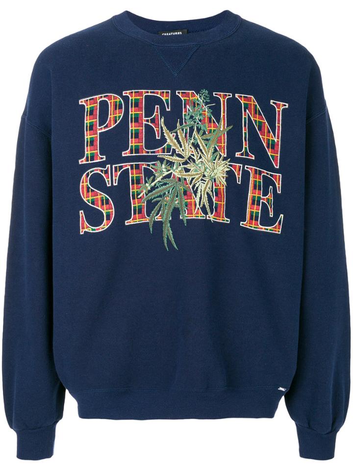 Creatures Of The Wind Penn State Embroidered Sweatshirt - Blue