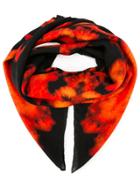 Givenchy Fire Print Scarf - Black