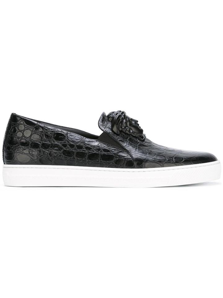 Versace 'cocco' Sneakers - Black