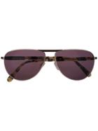 Oliver Peoples Aviator Sunglasses - Purple