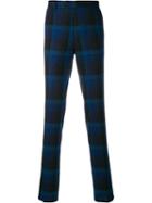 Missoni Checked Slim-fit Trousers - Blue