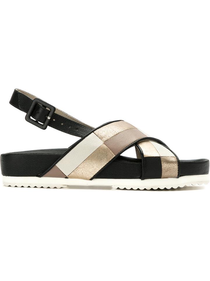 Mara Mac Panelled Flatform Sandals - Unavailable