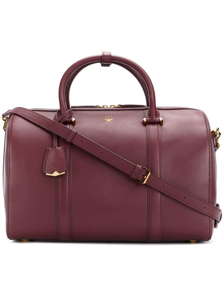 Mcm Essential Boston Tote - Pink