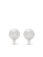 Tasaki 18kt White Gold Akoya Pearl Diamond Earrings
