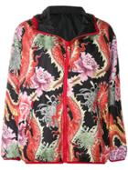 P.a.r.o.s.h. Chinese Floral Print Jacket - Black