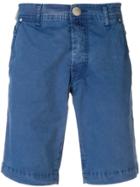 Jacob Cohen Distressed Chino Shorts - Blue