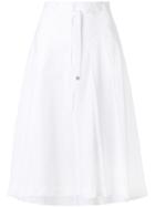 Loro Piana Flared Skirt - White