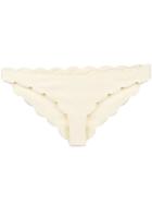 Marysia Scalloped Bikini Briefs - White