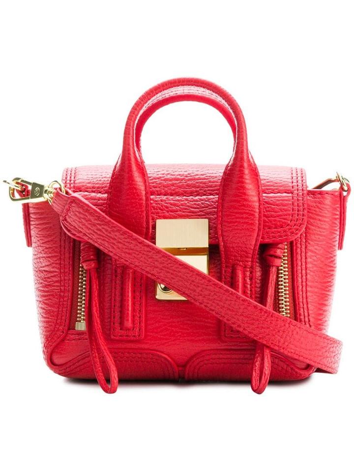 3.1 Phillip Lim Pashli Nano Satchel - Red